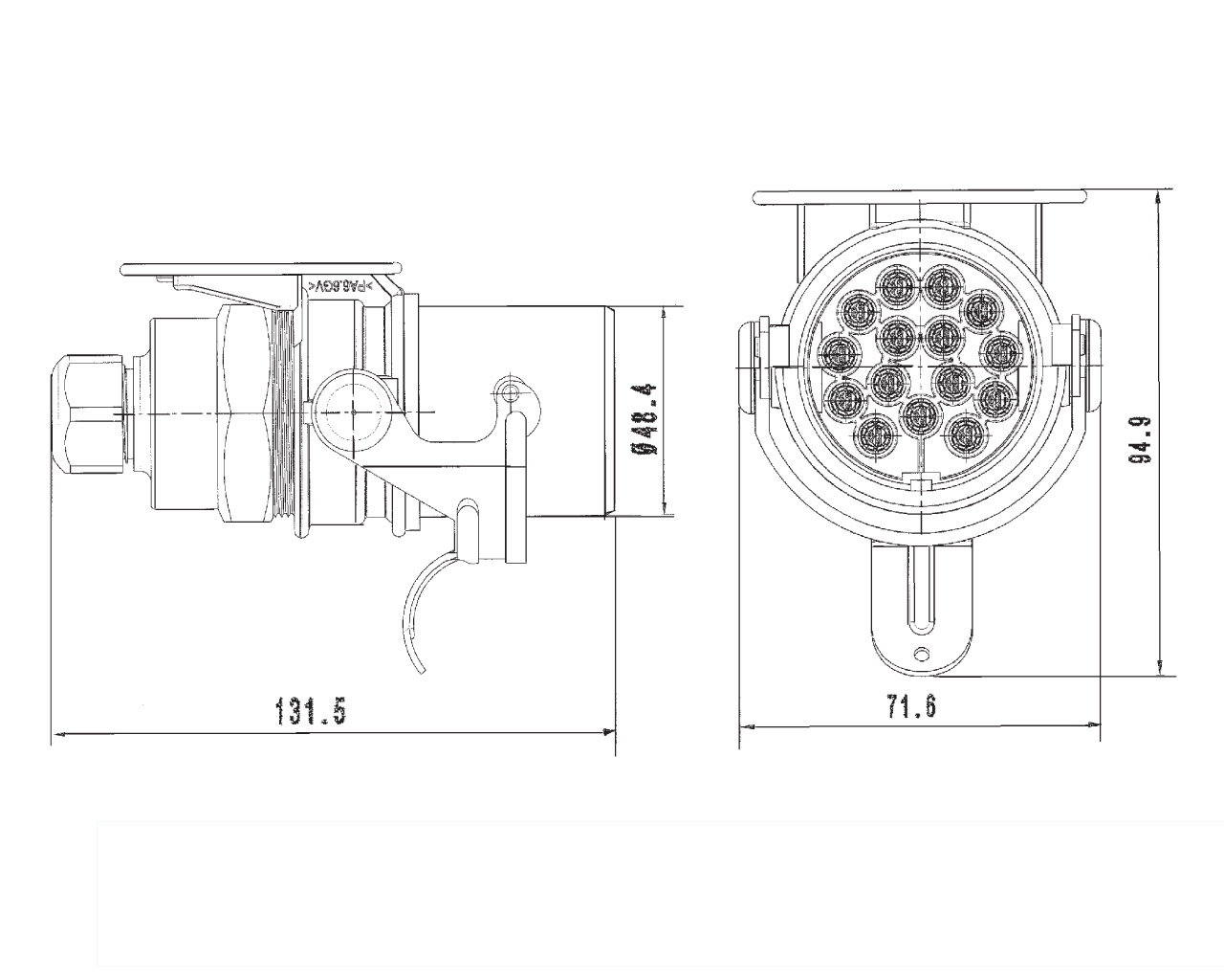 15 polig 24V Stecker, Schraubkontakten, NFZ