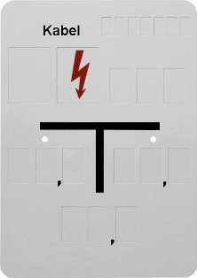 Kabel - Leerschild Kabel - Leerschild