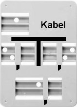 Kabel - Leerschild Form C