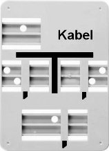 Kabel - Leerschild Form C