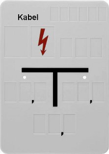 Kabel - Leerschild Kabel - Leerschild